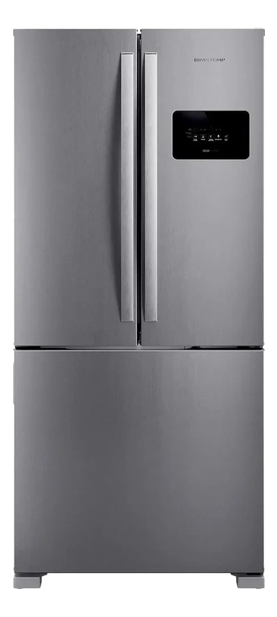 Geladeira Brastemp Frost Free French Door 559L · Inox · BRO85MK — foto principal do produto